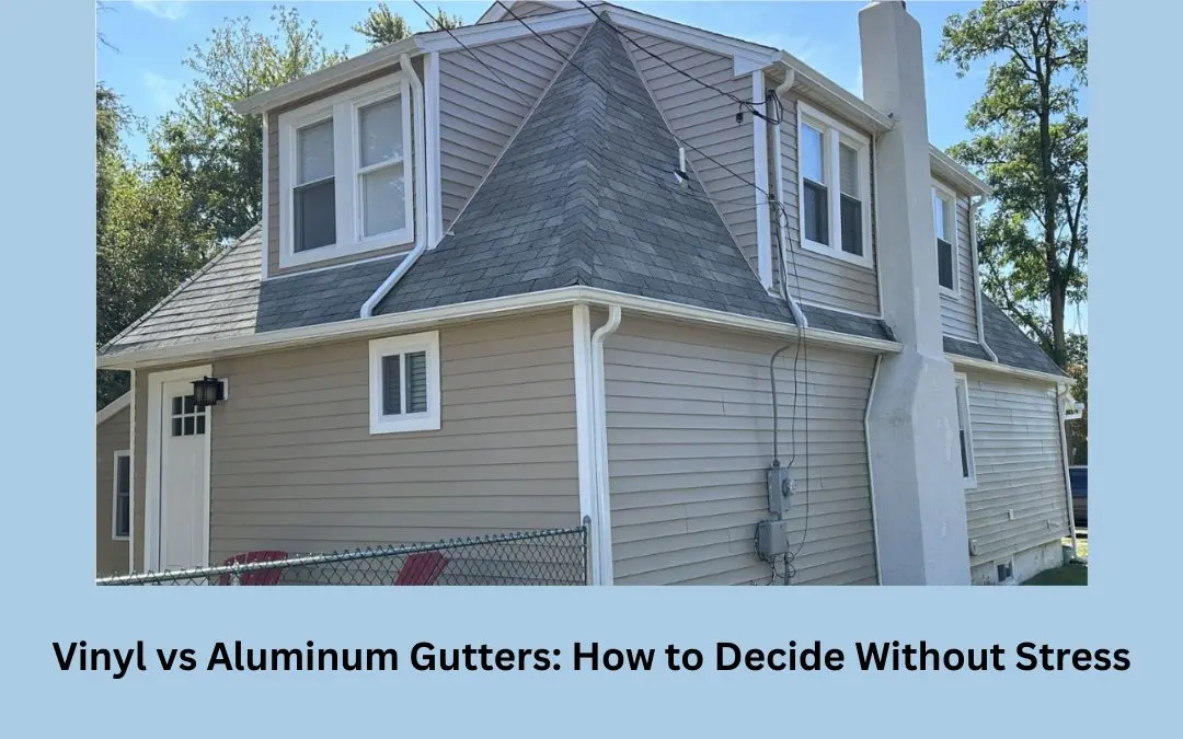 Vinyl vs Aluminum Gutters: How to Decide Without Stress
