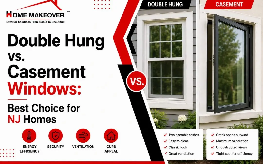 Double Hung vs Casement Windows: Best Choice for NJ Homes