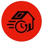 A water droplet with a line through it, symbolizing a leak-free promise from Home Makeover. This icon highlights the peace of mind that comes with our expertise.