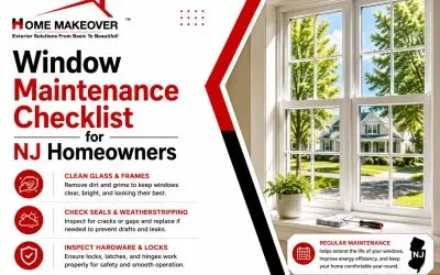 Window Maintenance Checklist for NJ Homeowners (Seasonal Guide)