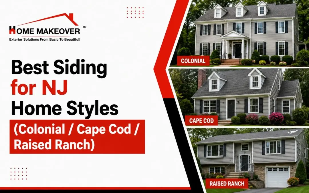 Best Siding for NJ Home Styles (Colonial Cape Cod Raised Ranch)