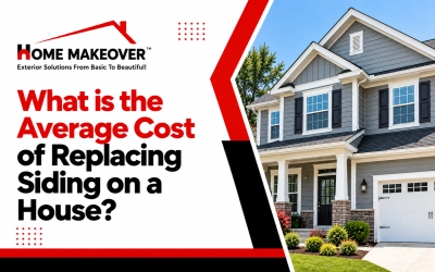What is the average cost of replacing siding on a house?